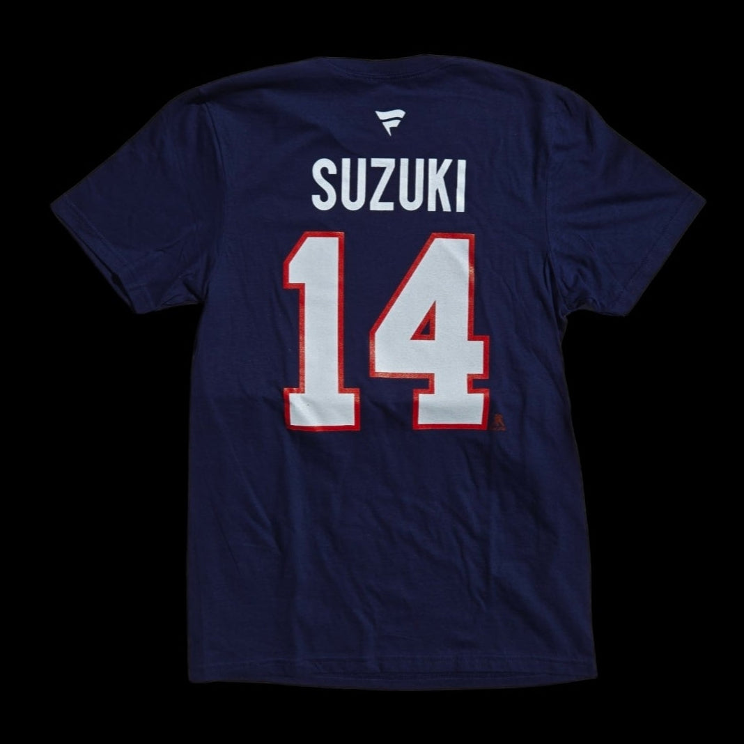 T-Shirt Adulte - Nick Suzuki #14 Canadiens de Montréal