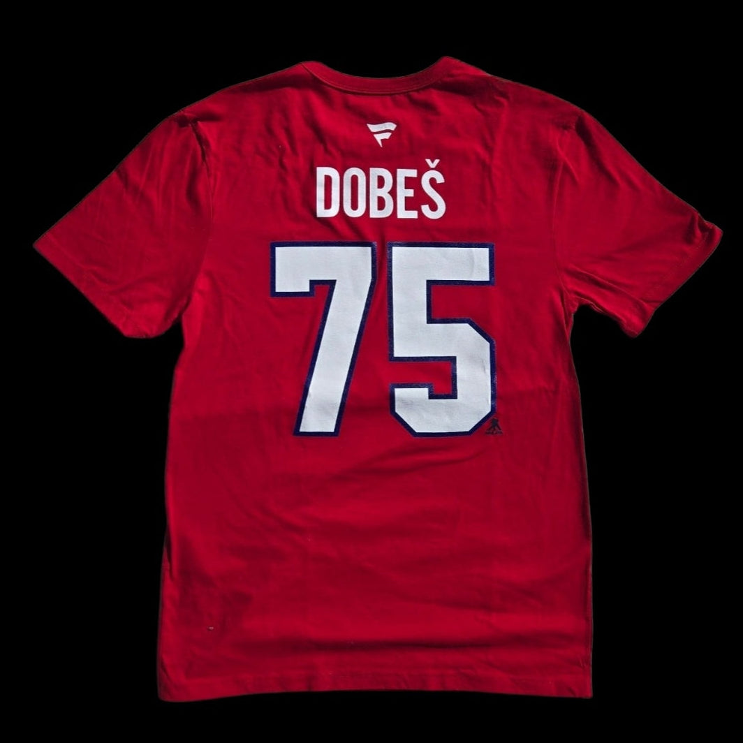Adult Tee - Jakub Dobeš #75 Montreal Canadiens