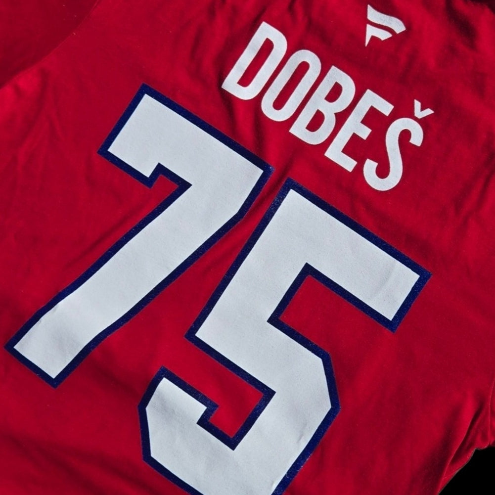 Adult Tee - Jakub Dobeš #75 Montreal Canadiens