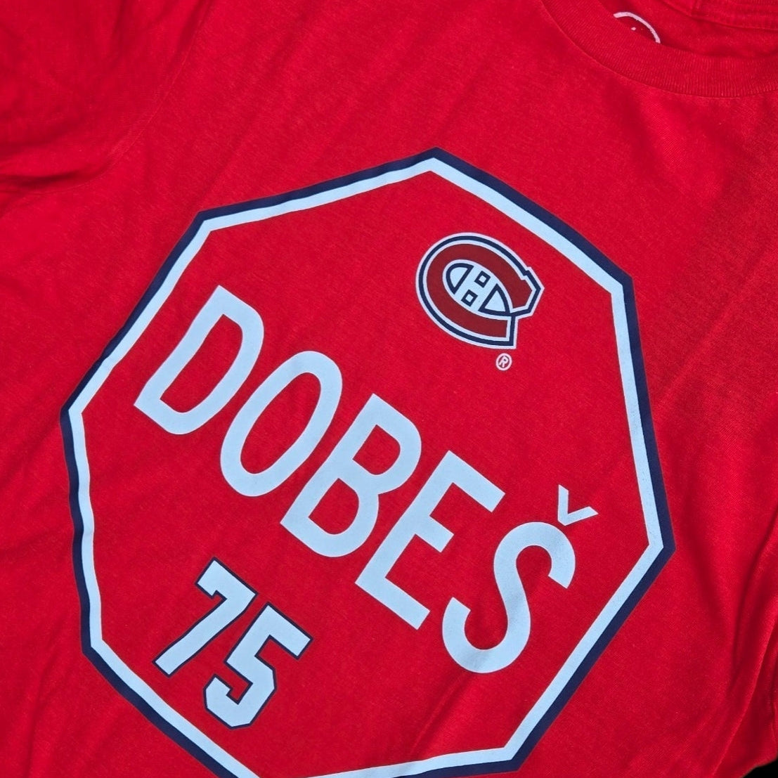 T-Shirt Adulte - Jakub Dobeš #75 Canadiens de Montréal