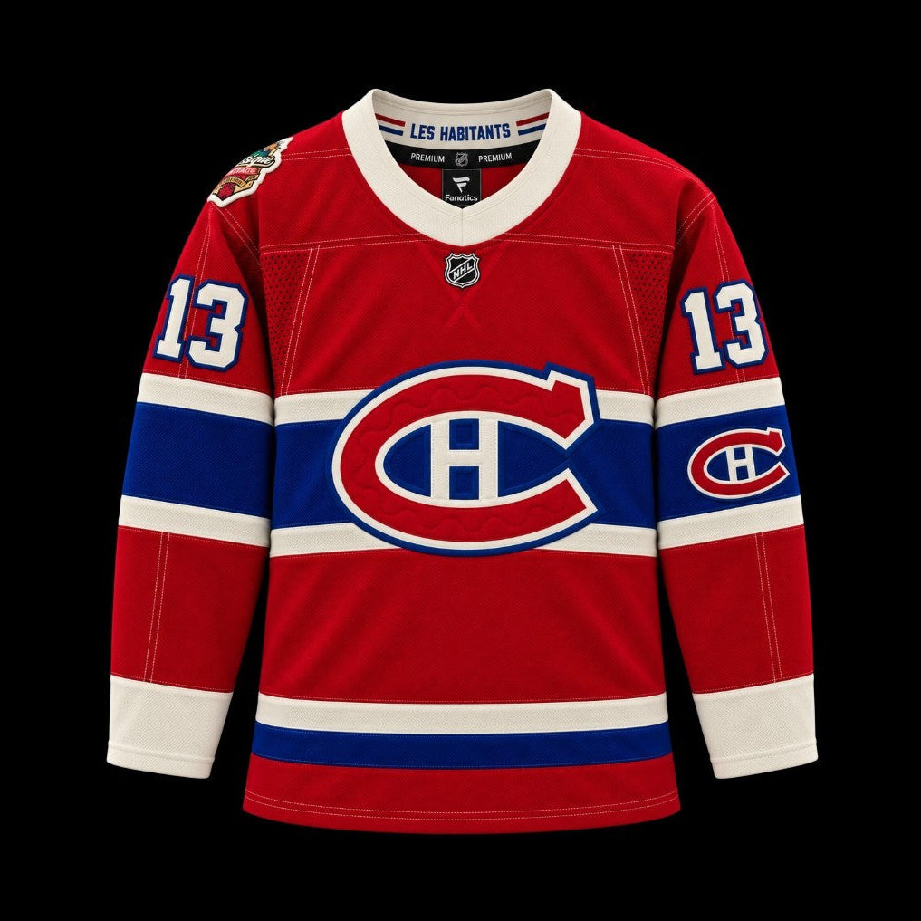 Jersey Adulte - Cole Caufield #13 Canadiens de Montréal
