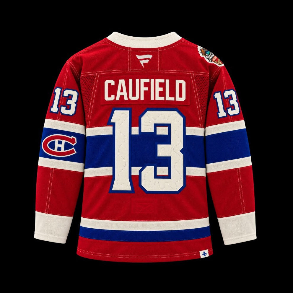 Jersey Adulte - Cole Caufield #13 Canadiens de Montréal