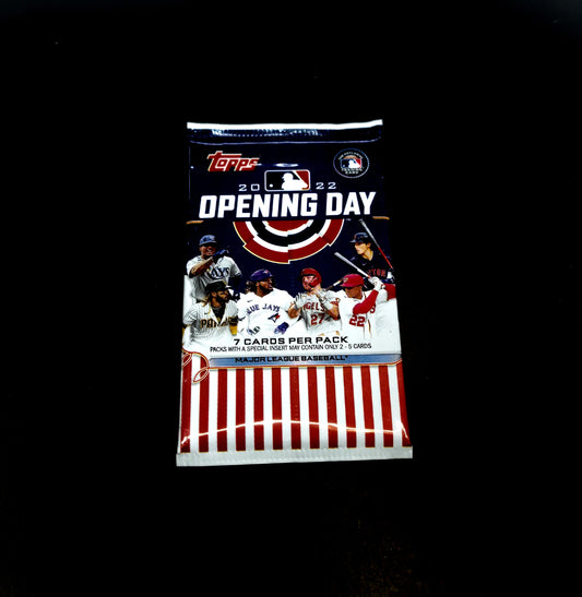 2022 Topps Opening Day Baseball Paquet Hobby