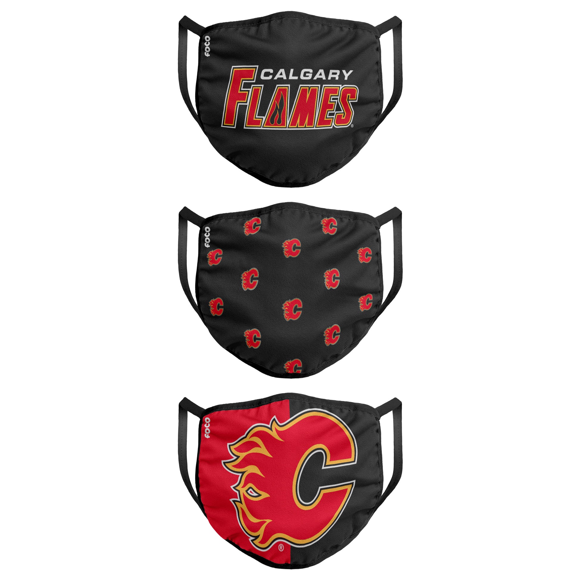 Masque Flames de Calgary pour Adulte 