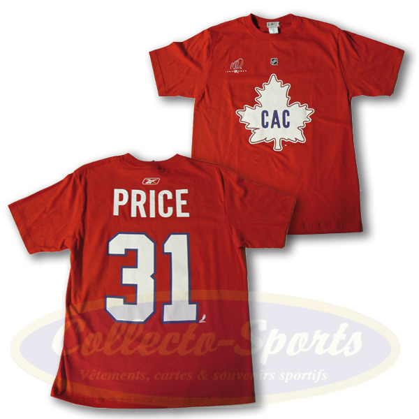 T-Shirt Canadiens de Montréal  - Carey Price (#31)