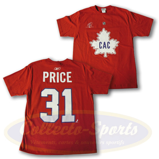 T-Shirt Canadiens de Montréal  - Carey Price (#31)