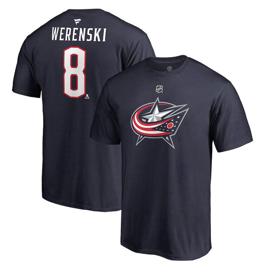 T-Shirt Blue Jackets de Columbus  - Zach Werenski (#8)