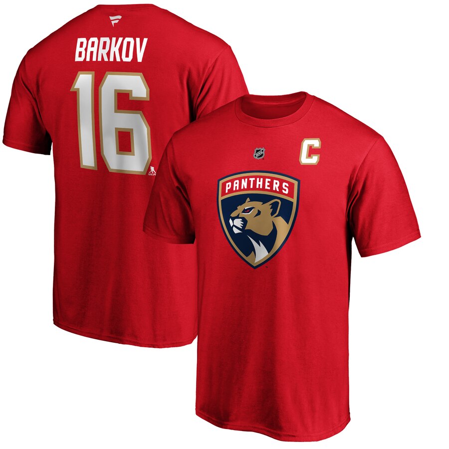 T-Shirt Panthers de la Floride  - Aleksander Barkov (#16)