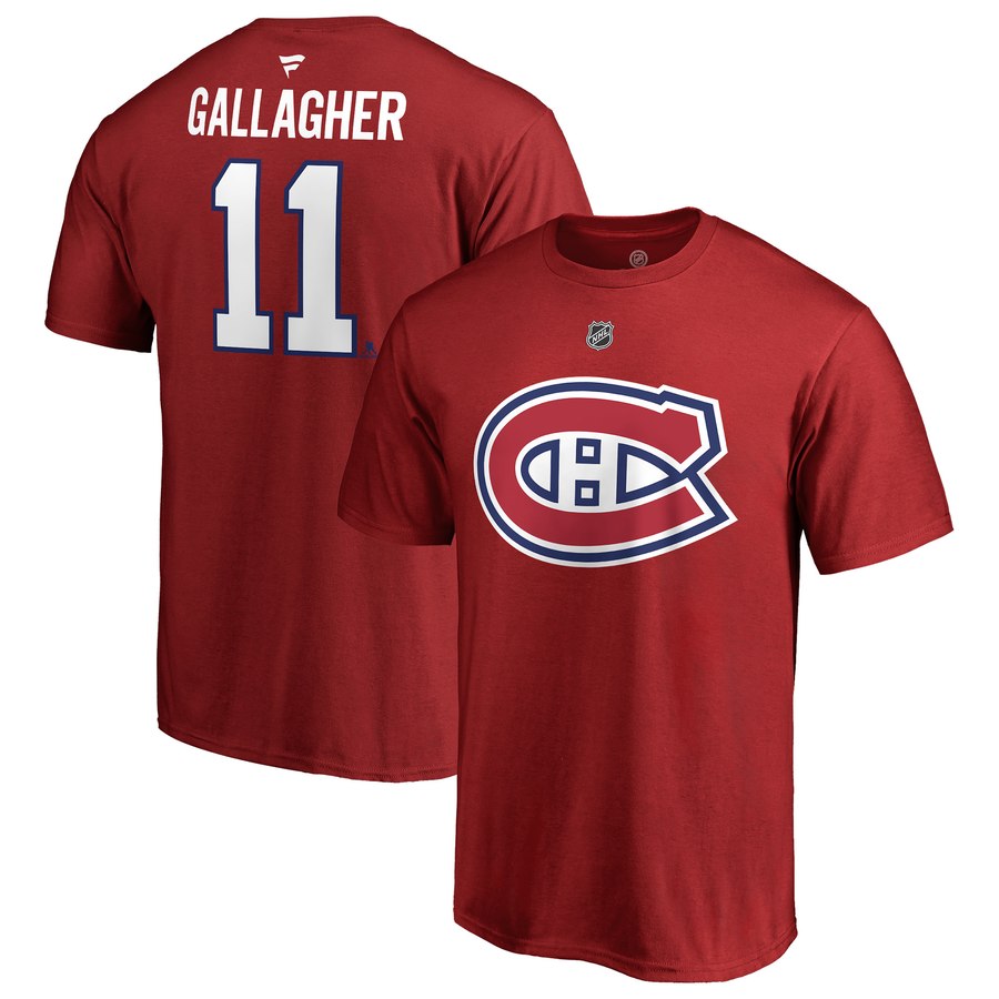 T-Shirt Canadiens de Montréal  - Brendan Gallagher (#11)