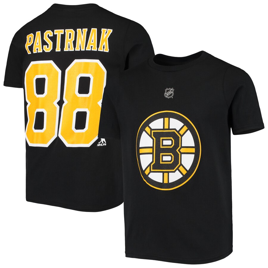 T-Shirt Bruins de Boston - David Pastrnak (#88)