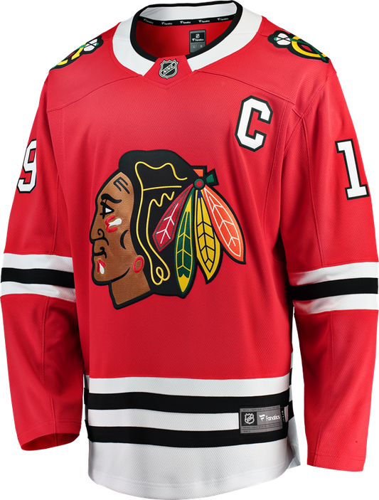 Blackhawks de Chicago Jersey  Homme - Jonathan Toews (#19)