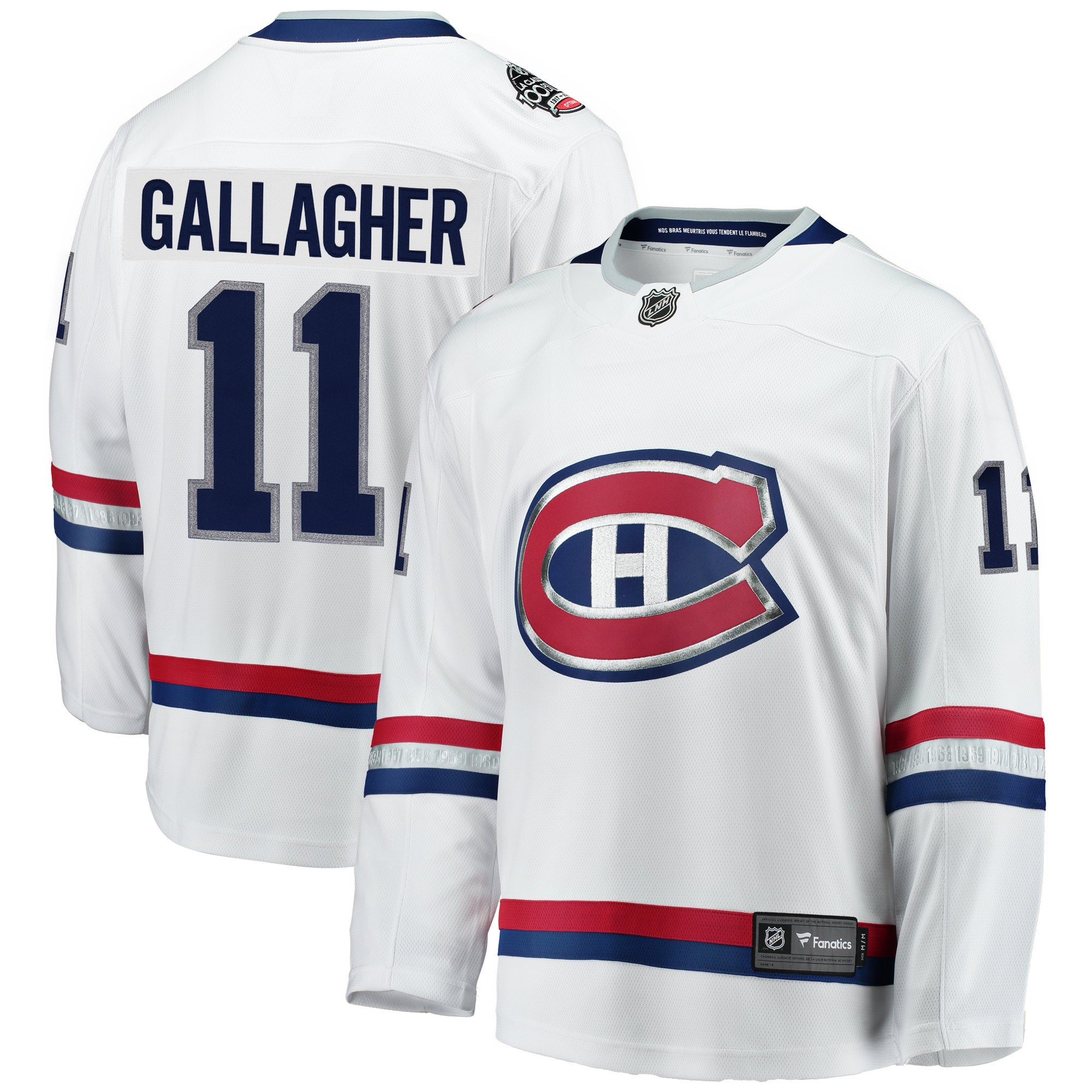 Montreal Canadiens Jersey Brendan Gallagher 11 Collecto Sports