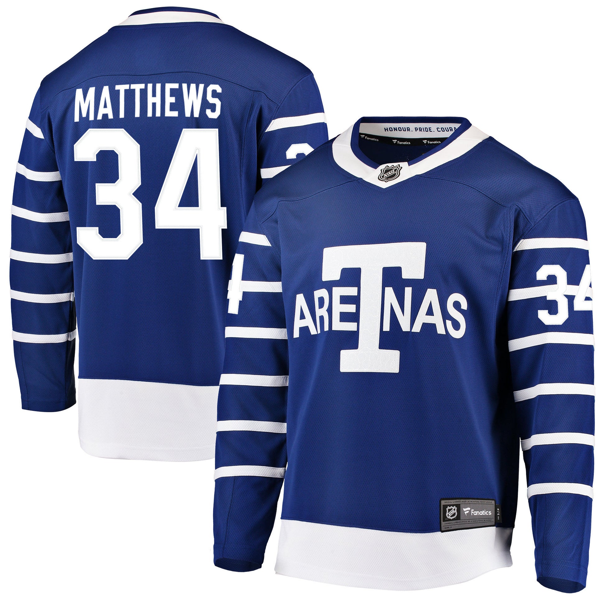 Maple Leafs de Toronto Jersey  Homme - Auston Matthews (#34)