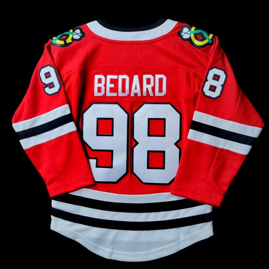 Jersey Junior Connor Bedard #98 Blackhawks de Chicago