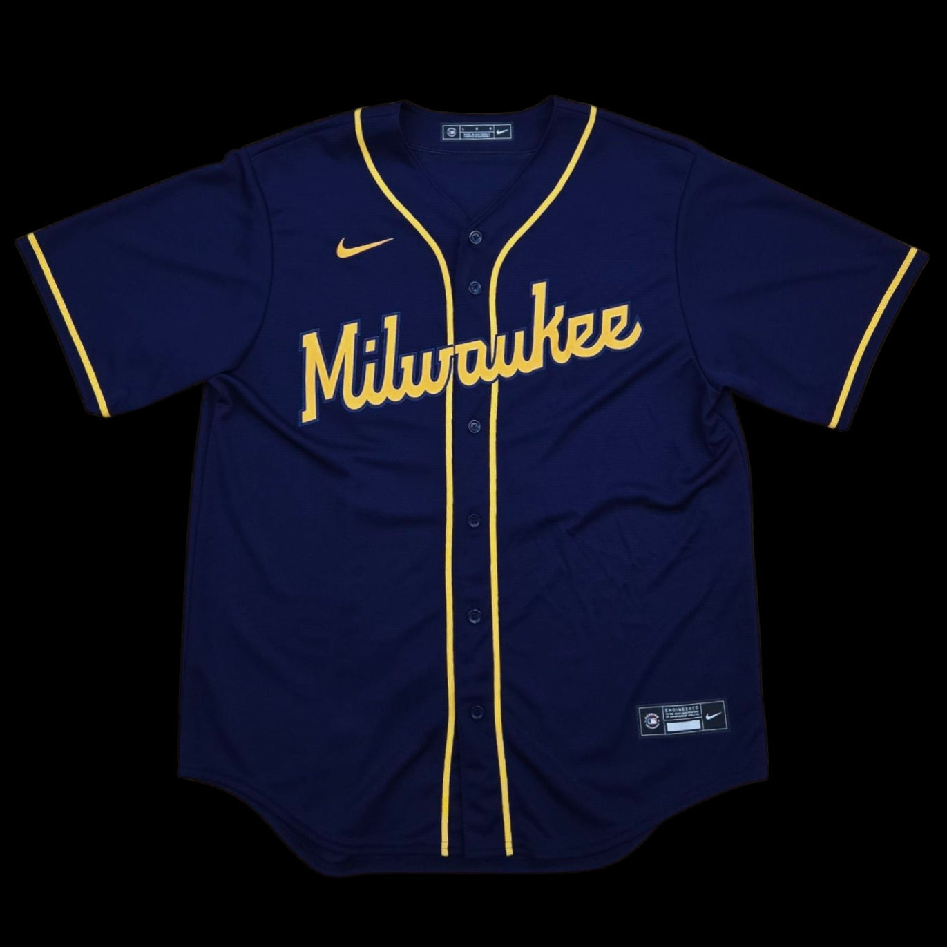 Chemise de Baseball Adulte - Christian Yelich #22 Brewers de Milwaukee