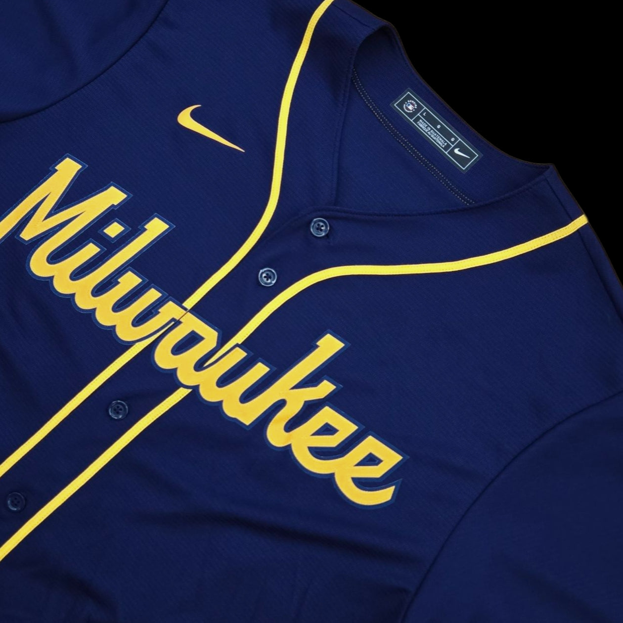 Chemise de Baseball Adulte - Christian Yelich #22 Brewers de Milwaukee