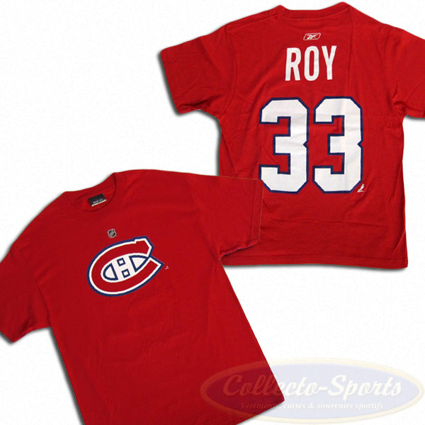T-Shirt Canadiens de Montréal  - Patrick Roy (#33)