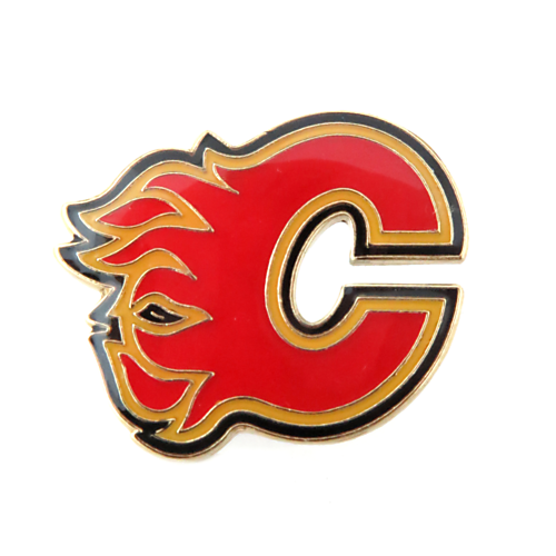 Épinglette Logo Flames de Calgary 