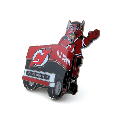 Épinglette Mascotte / Zamboni Devils du New Jersey 