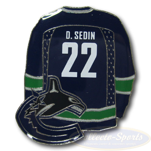 Épinglette Canucks de Vancouver  - Daniel Sedin