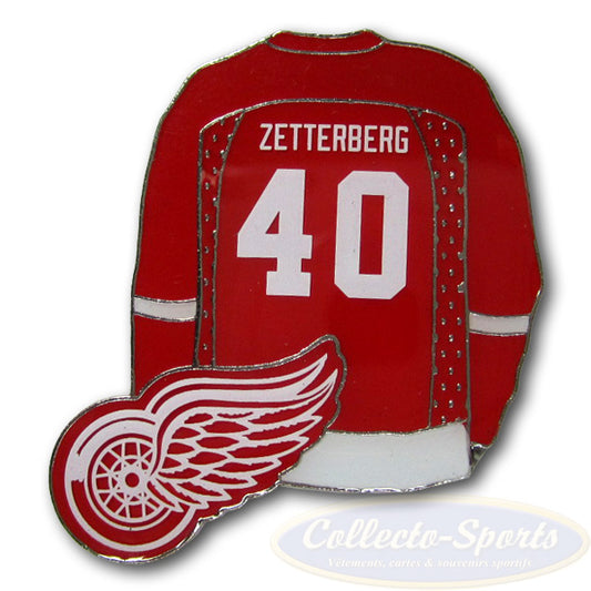 Épinglette Red Wings de Detroit  - Henrik Zetterberg