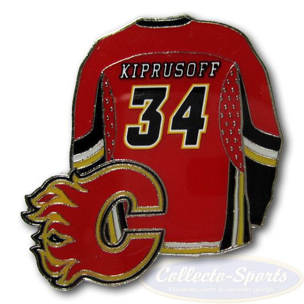 Épinglette Flames de Calgary  - Miikka Kiprusoff