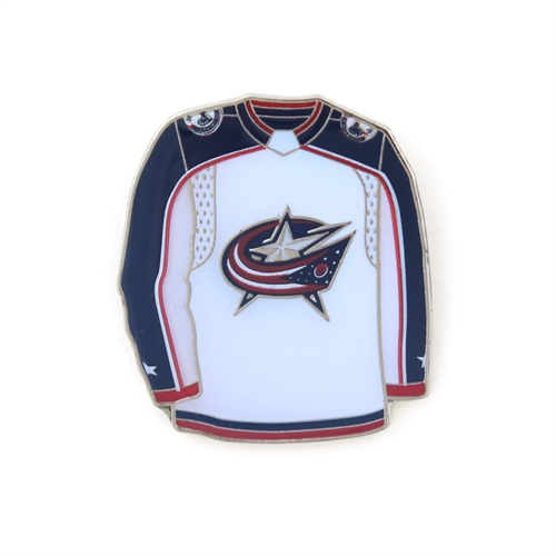 Épinglette Chandail visiteur Adidas Blue Jackets de Columbus 