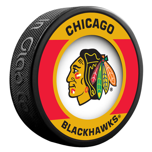 Rondelle Blackhawks de Chicago Retro