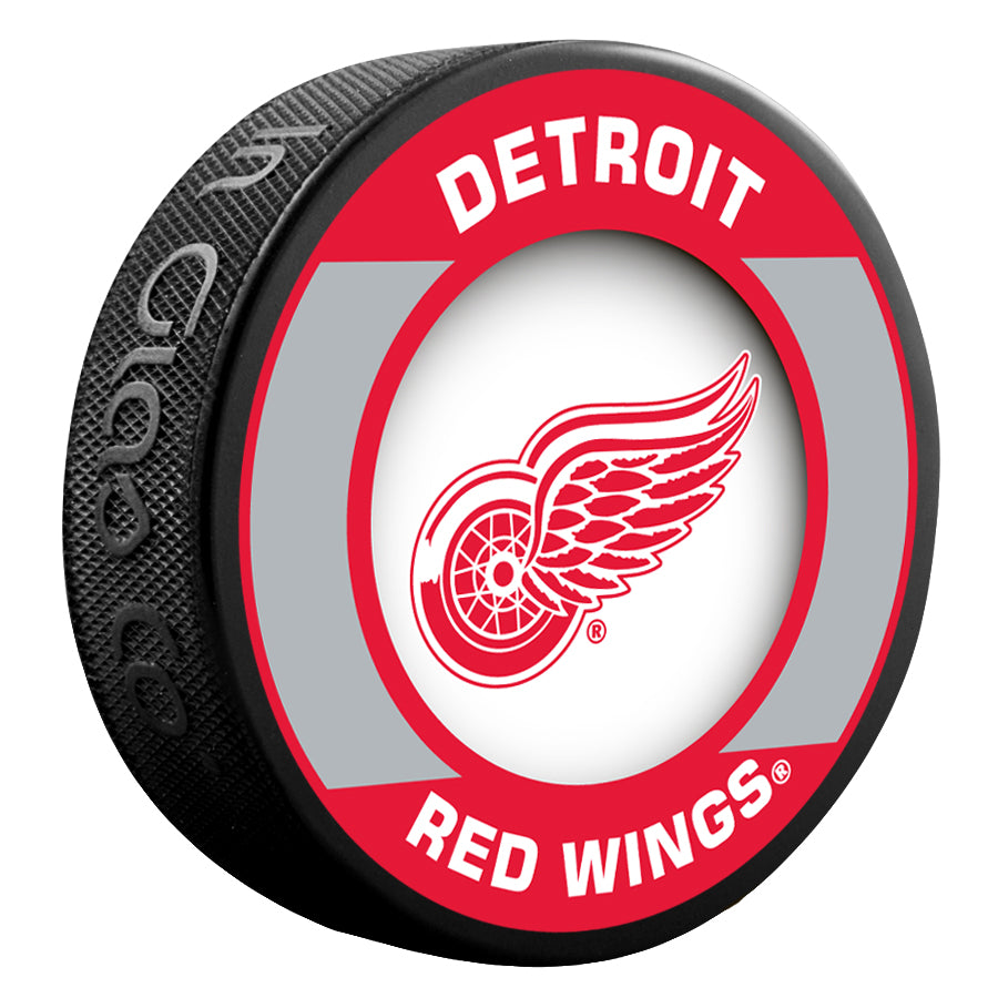 Rondelle Red Wings de Detroit Retro