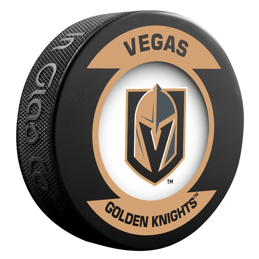 Rondelle Golden Knights de Las Vegas Retro