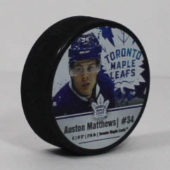 Rondelle Maple Leafs de Toronto  - Auston Matthews (#34)