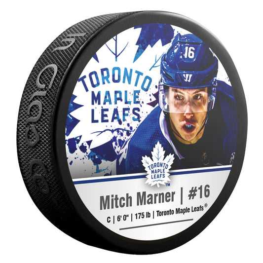 Rondelle Maple Leafs de Toronto  - Mitch Marner (#16)