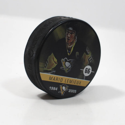 Rondelle Penguins de Pittsburgh  - Mario Lemieux (#66)