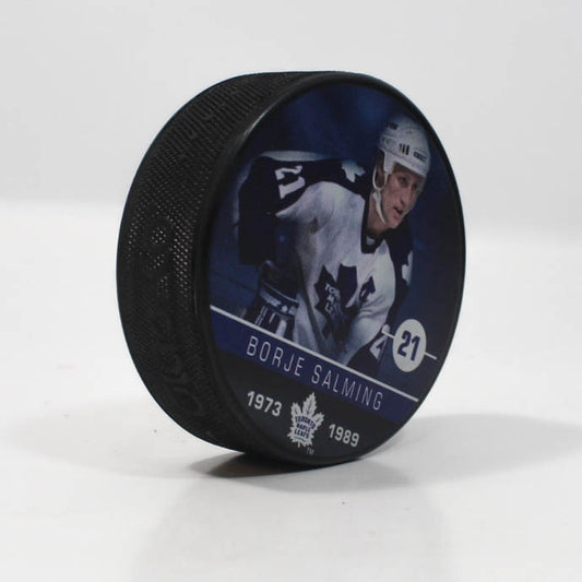 Rondelle Maple Leafs de Toronto  - Borje Salming (#21)