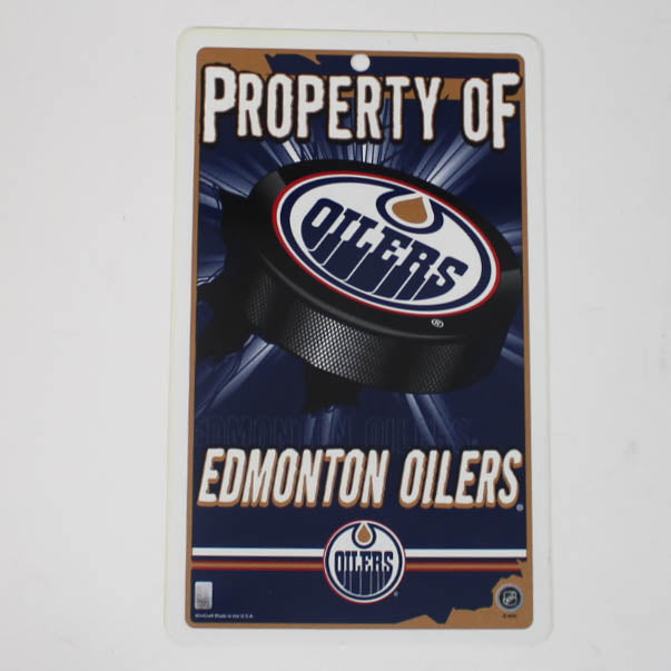 Plaque Oilers d&#39;Edmonton 