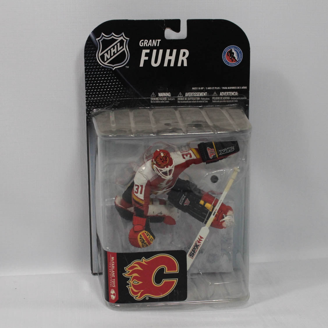Flames de Calgary Figurine  - Grant Fuhr #31