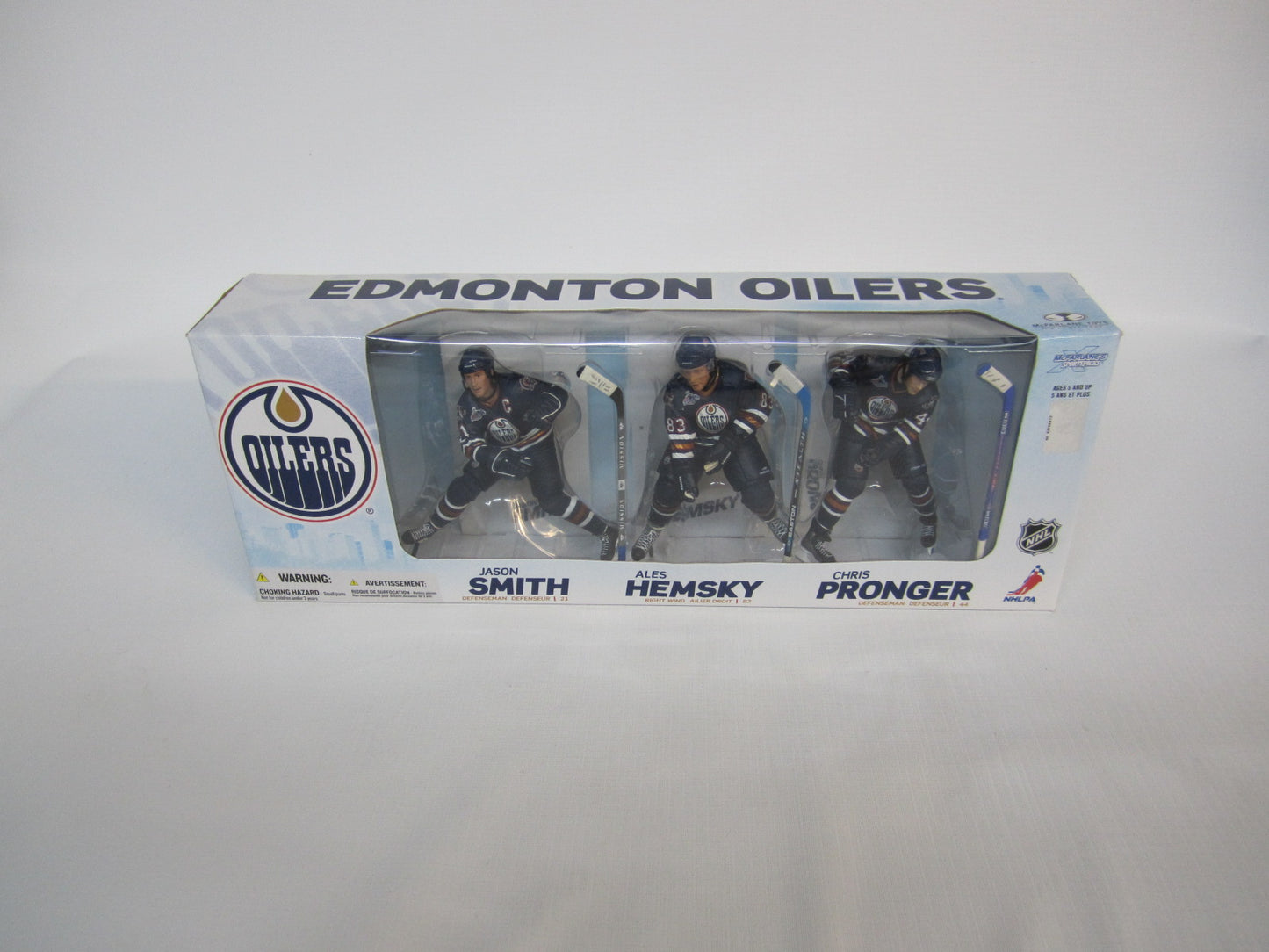 Oilers d&#39;Edmonton Figurine  - Ryan Smith #94 / Ales Hemsky #83 / Chris Pronger #44