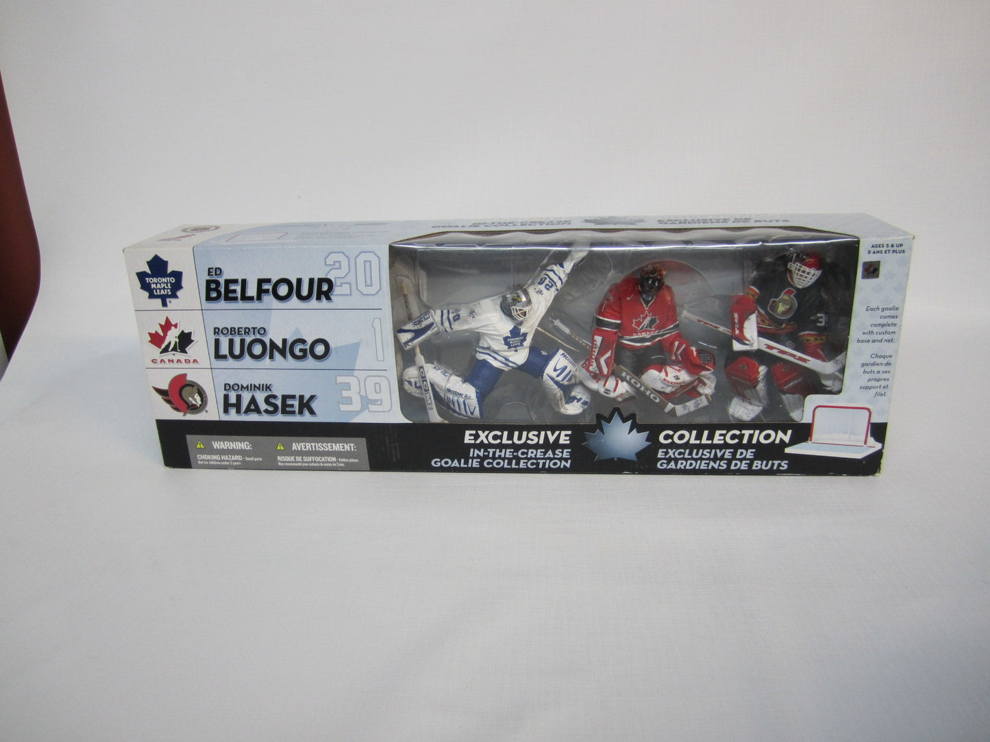 Figurine Ligue Nationale de Hockey  - Belfour / Luongo / Hasek