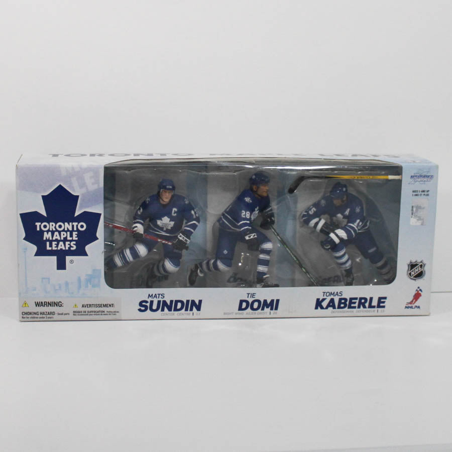 Maple Leafs de Toronto Figurine  - Tie Domi #28 / Matt Sundin #13 / Tomas Kaberle #7