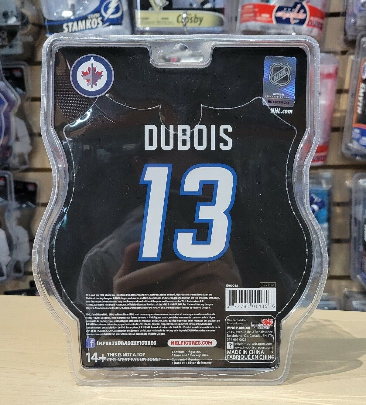 Figurine des Jets de Winnipeg  - Pierre-Luc Dubois (#13)