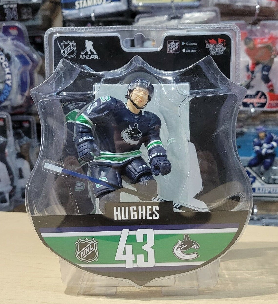 Vancouver Canucks Figure - Quinn Hughes (#43)