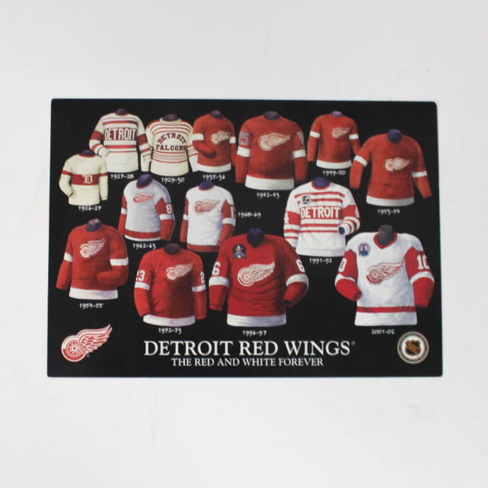 Carte postale Red Wings de Detroit