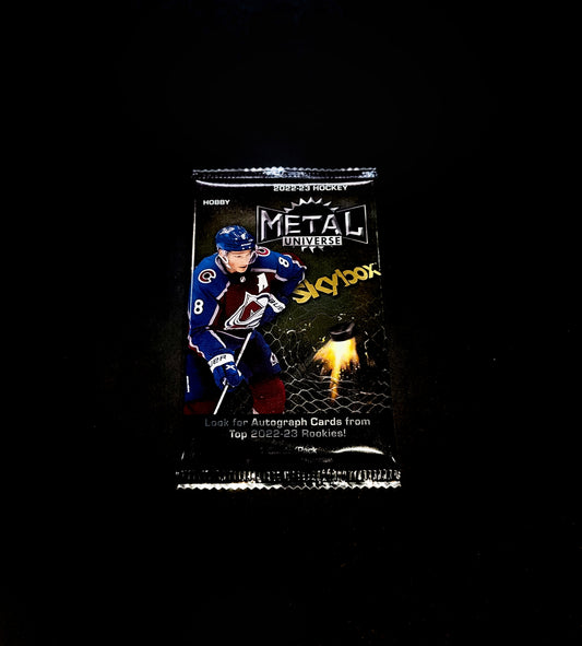 2022-23 Skybox Metal Universe Hockey Hobby Pack