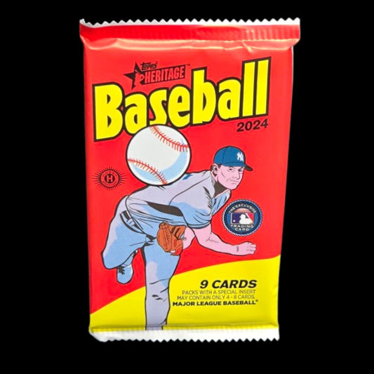 2023-24 Topps Heritage Baseball - Hobby Pack 