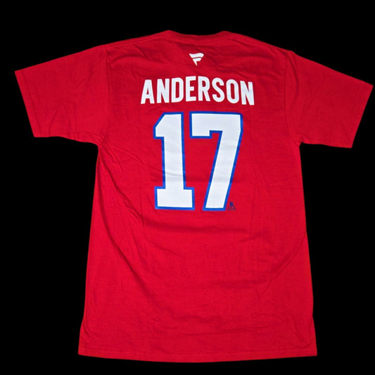 Adult Tee -  Josh Anderson #17 Montreal Canadiens