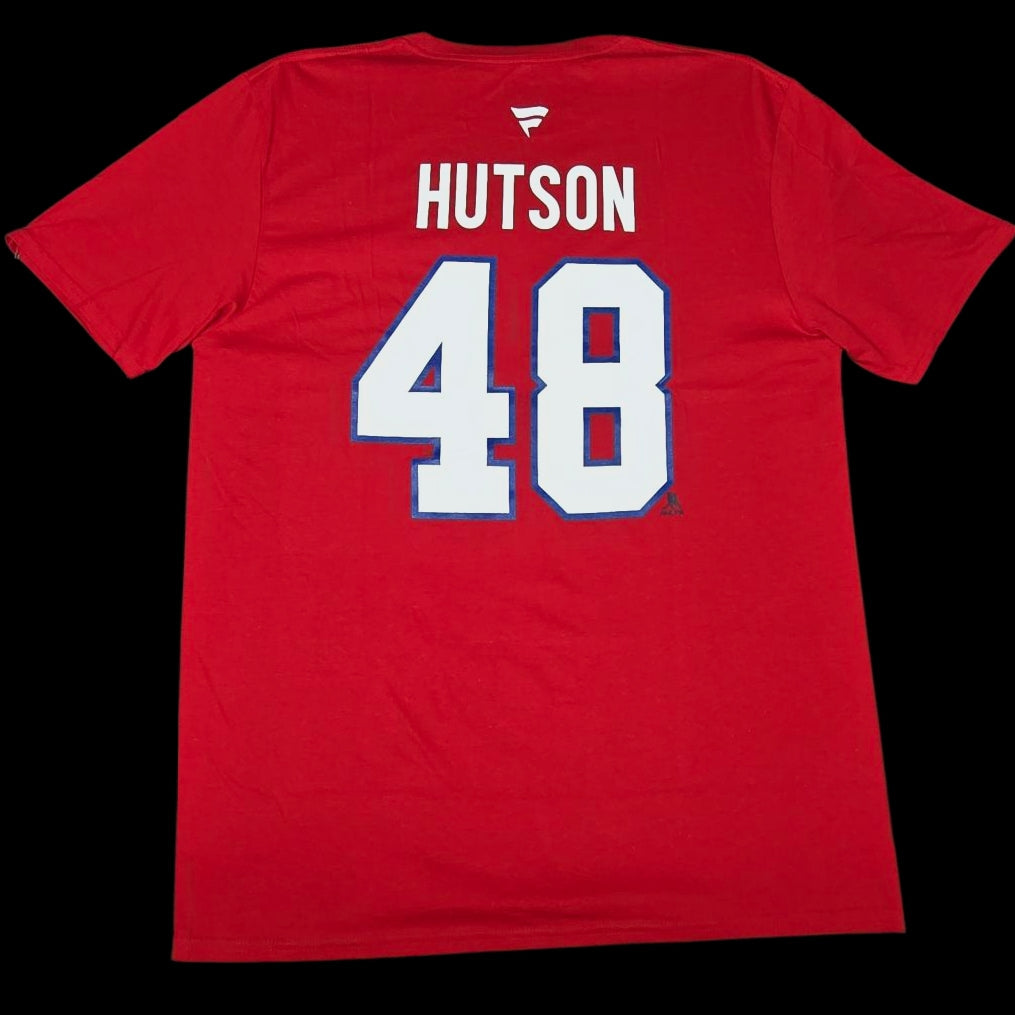 T-Shirt Adulte - Lane Hutson #48 Canadiens de Montréal