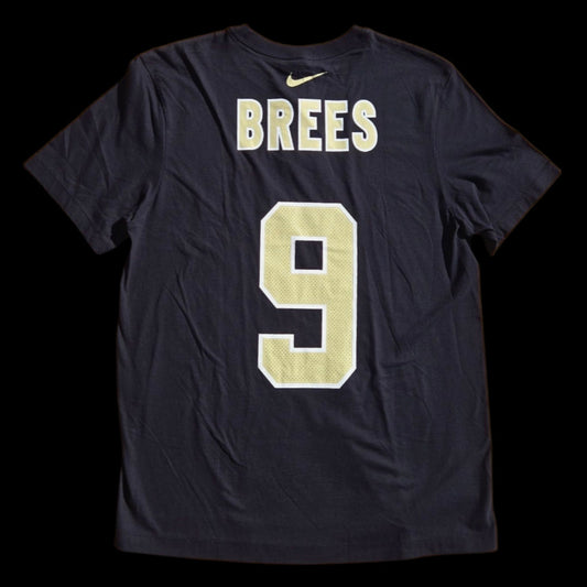 T-Shirt Adulte - Drew Brees #9 Saints de la Nouvelle-Orléans