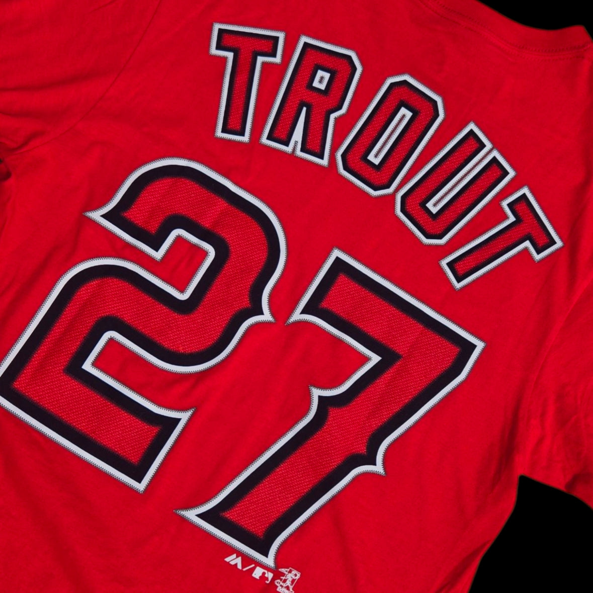 T-Shirt Adulte - Mike Trout #27 Angels de Los Angeles