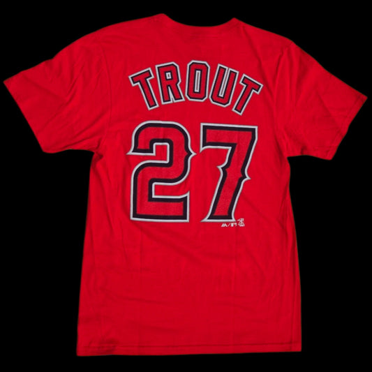 T-Shirt Adulte - Mike Trout #27 Angels de Los Angeles