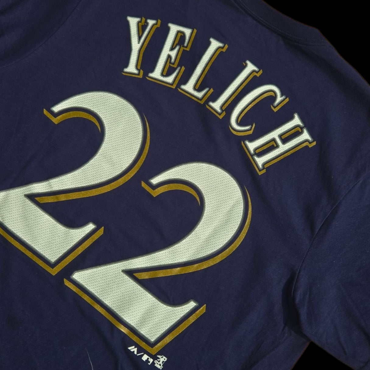 T-Shirt Adulte - Christian Yelich #22 Brewers de Milwaukee